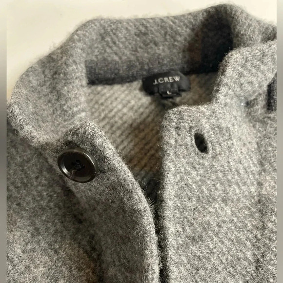 J.Crew Wool-Blend Button-Up Cardigan Sweater - Size L . Cozy ! - Picture 16 of 17